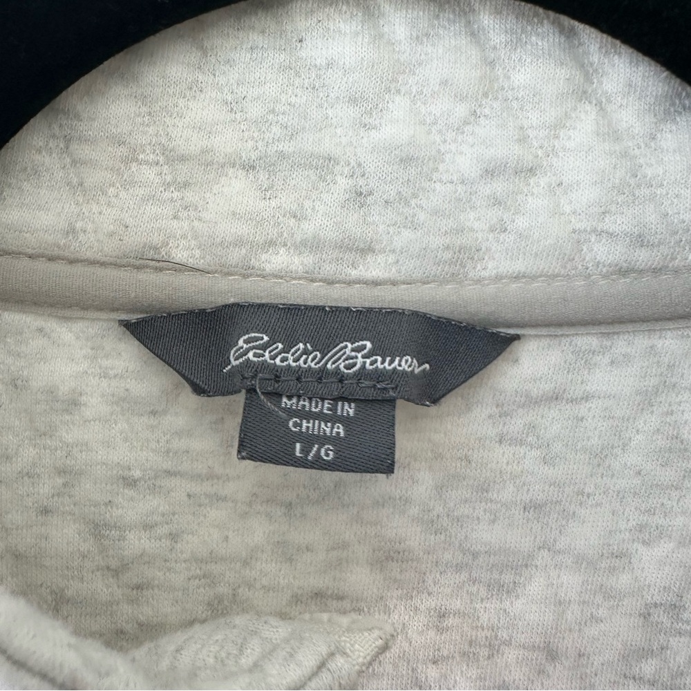Eddie Bauer Quilted Half-Zip Pullover - Picture 3 of 5